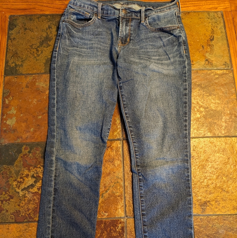 Blue Old Navy Skinny Jeans Size 6 - Picture 2 of 4